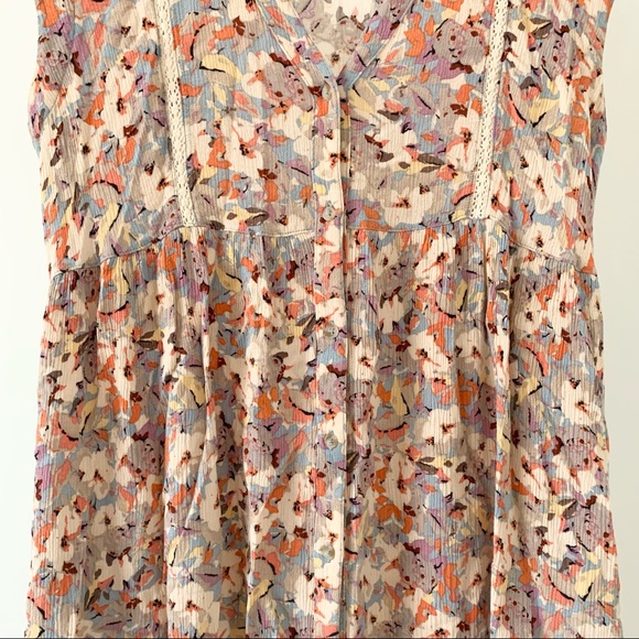 ANTHROPOLOGIE Floral Babydoll Dress - Picture 3 of 3